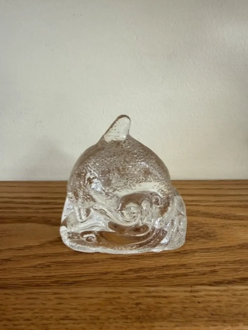 Vintage PartyLite Crystal Dolphin Votive Tealight Candle Holder 4